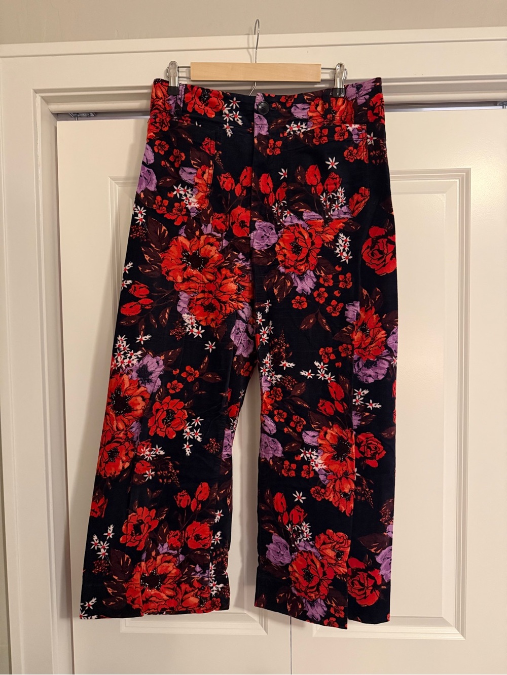 Anthropologie Maeve Colette Cropped Corduroy Jeans